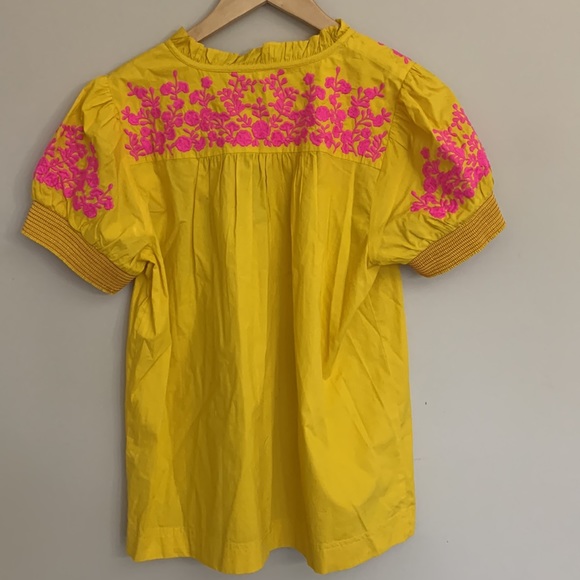 NWT! J.Crew Floral Top Sz XS - Picture 6 of 6